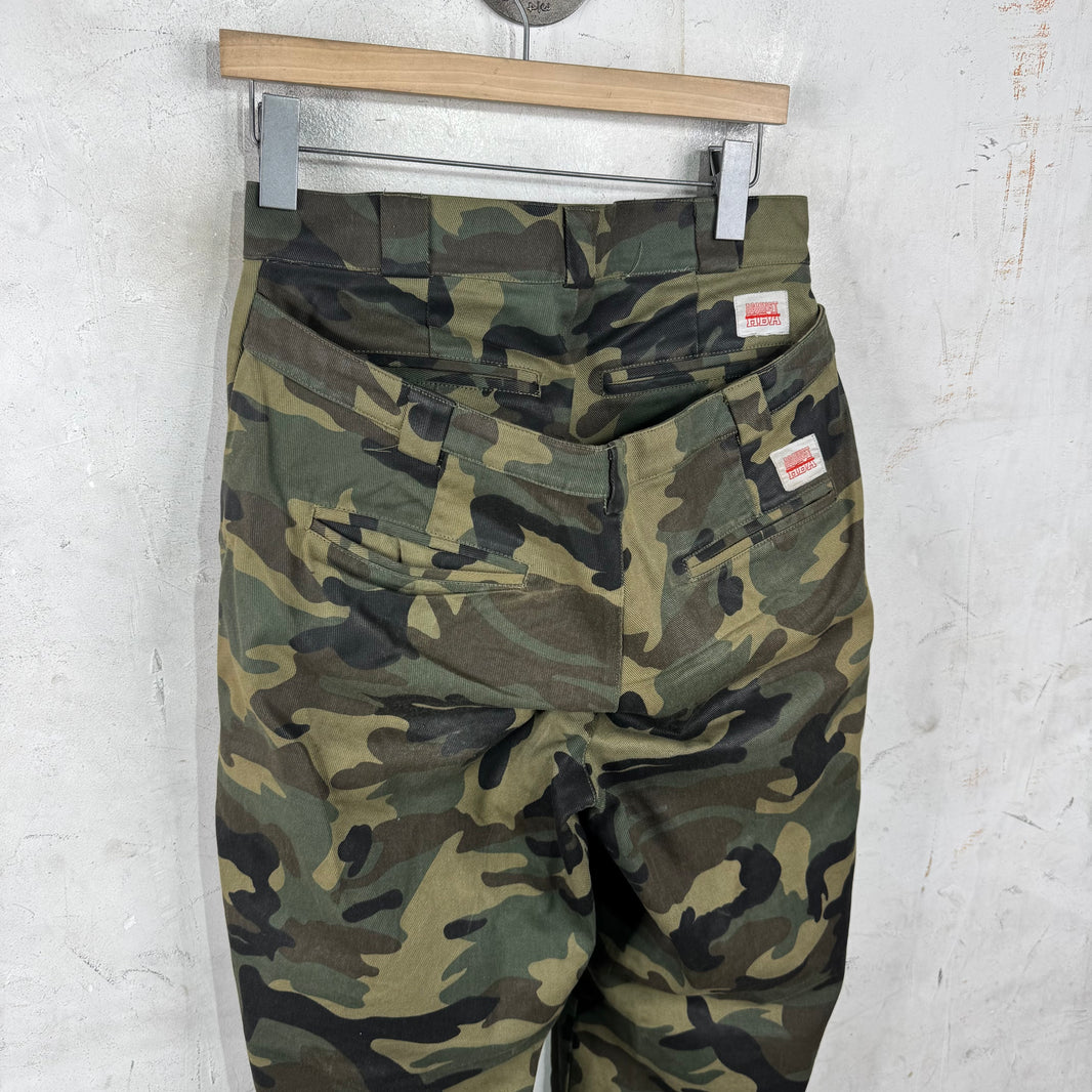 HBA Double-Waisted Camo Pants