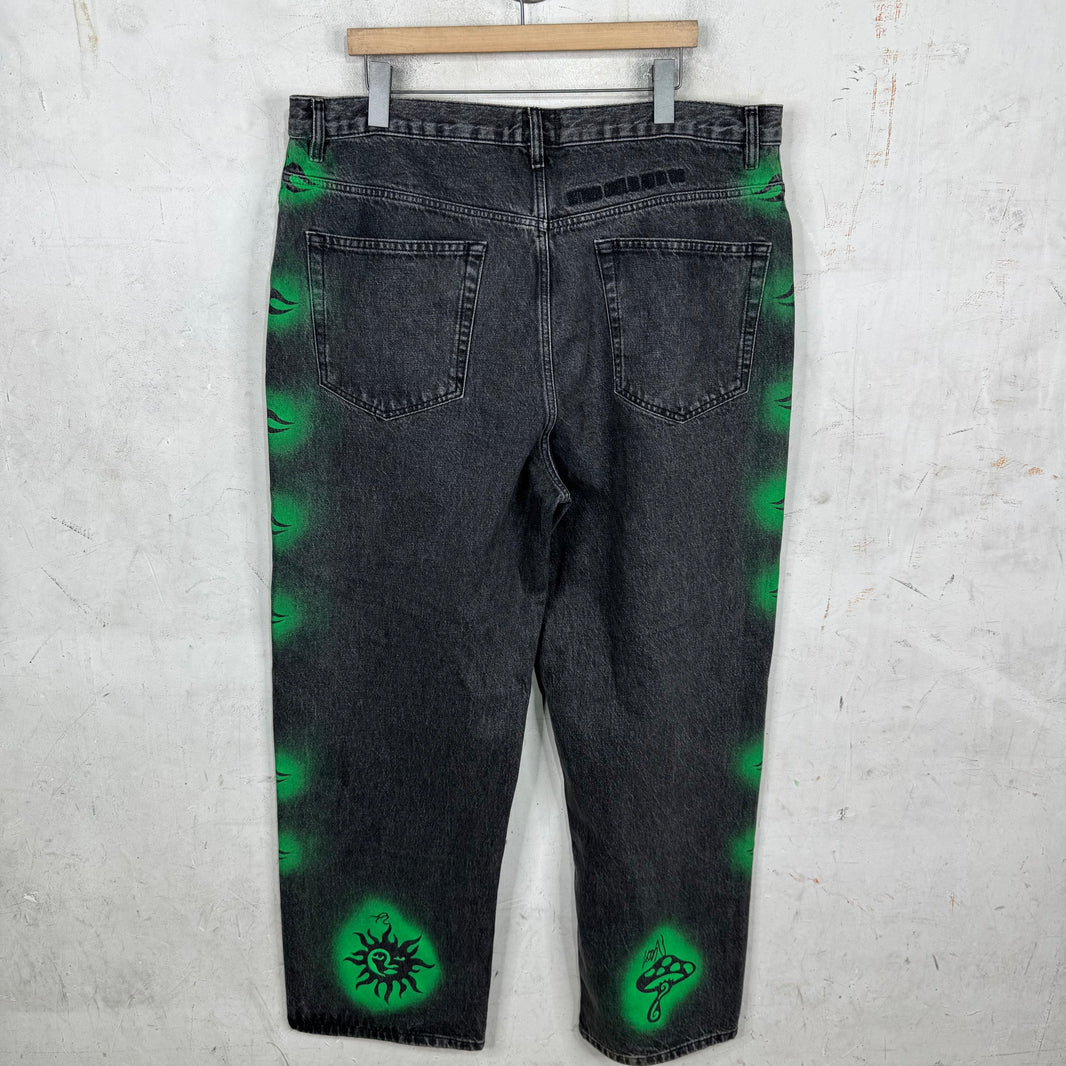 Stussy x Dries Van Noten Stencil Jeans