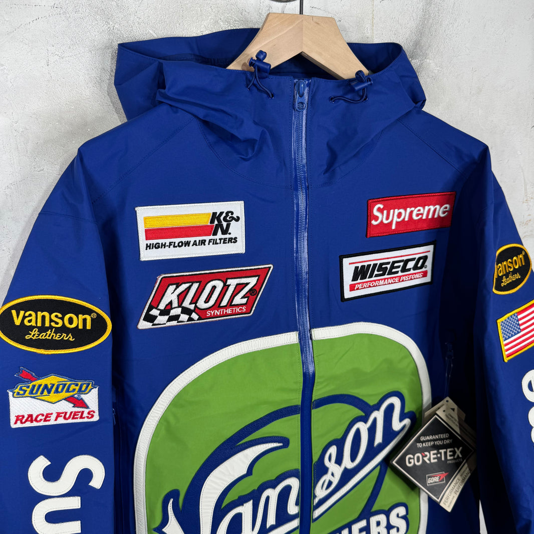 Supreme x Vanson Blue/White/Green Rain Jacket