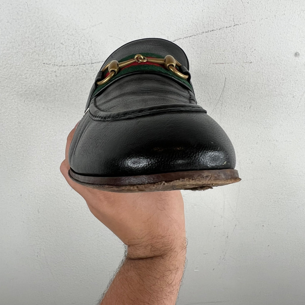 Gucci Adidas Horsebit Loafers