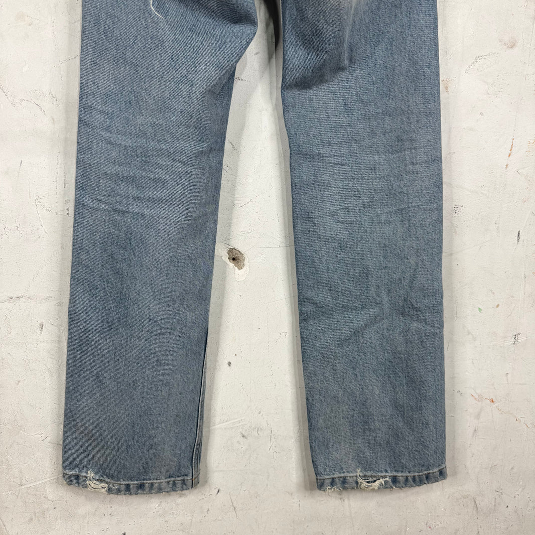 Balenciaga Distressed Lightwash Yeek Jeans