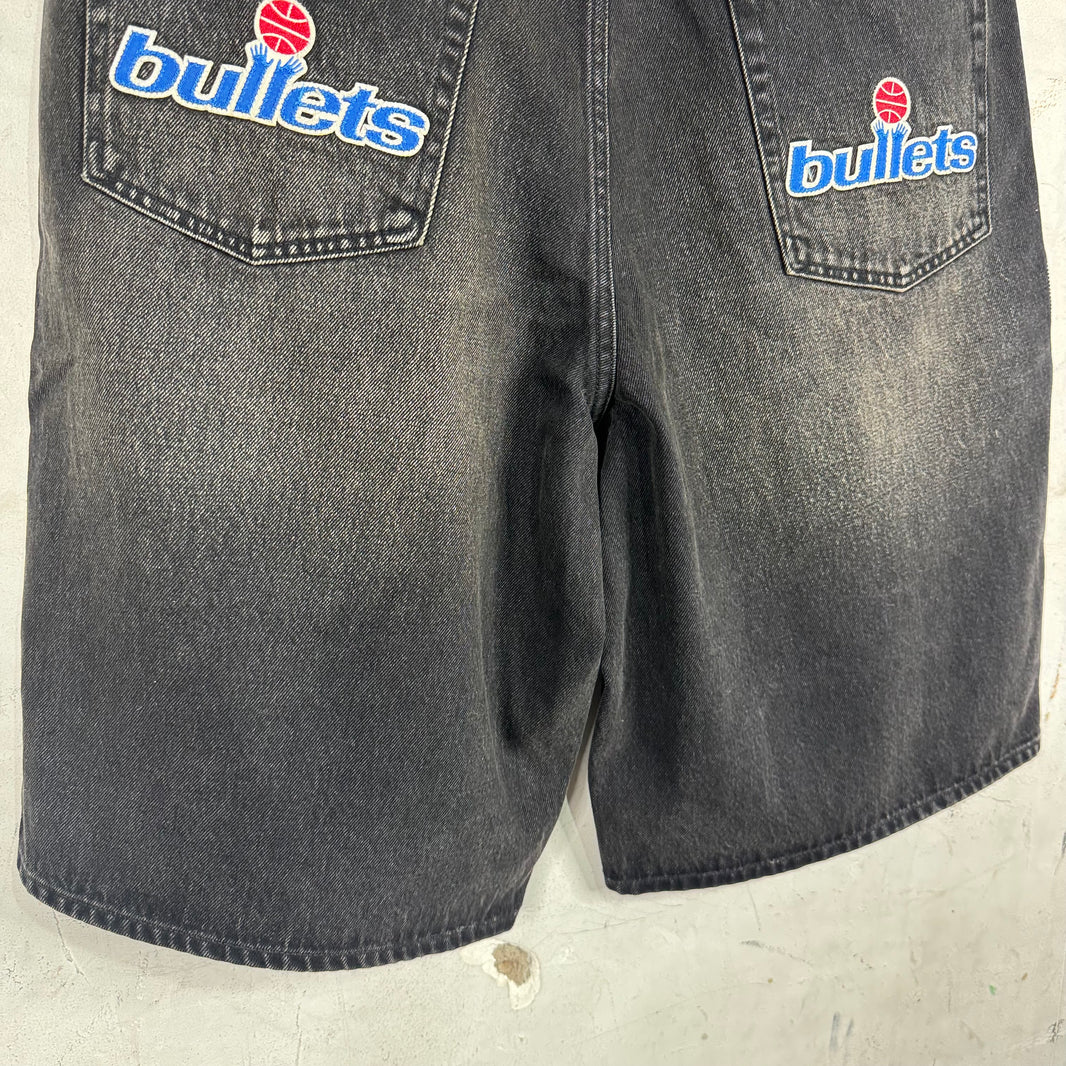 Supreme x Mitchell & Ness Bullets Denim Shorts