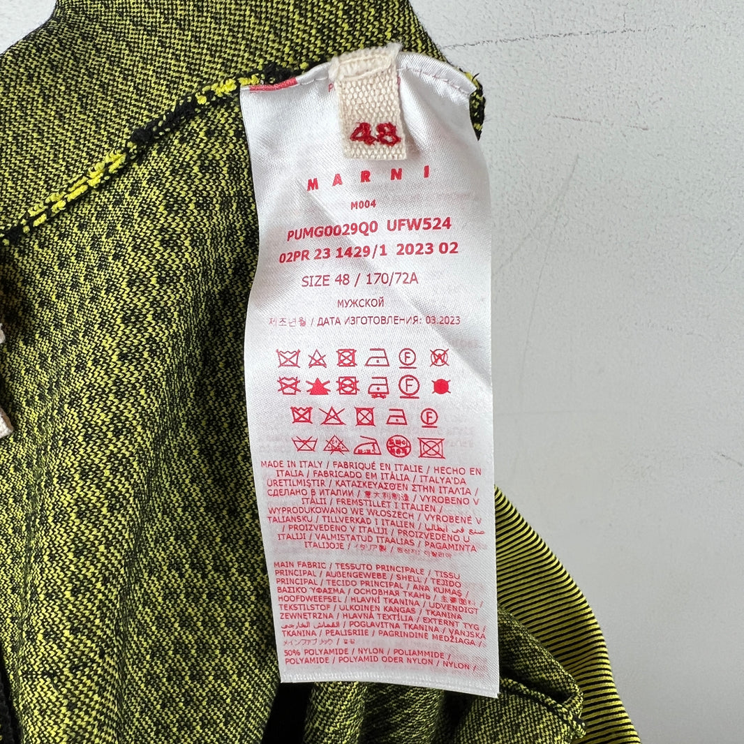 Marni Two-Tone Checkered Pants