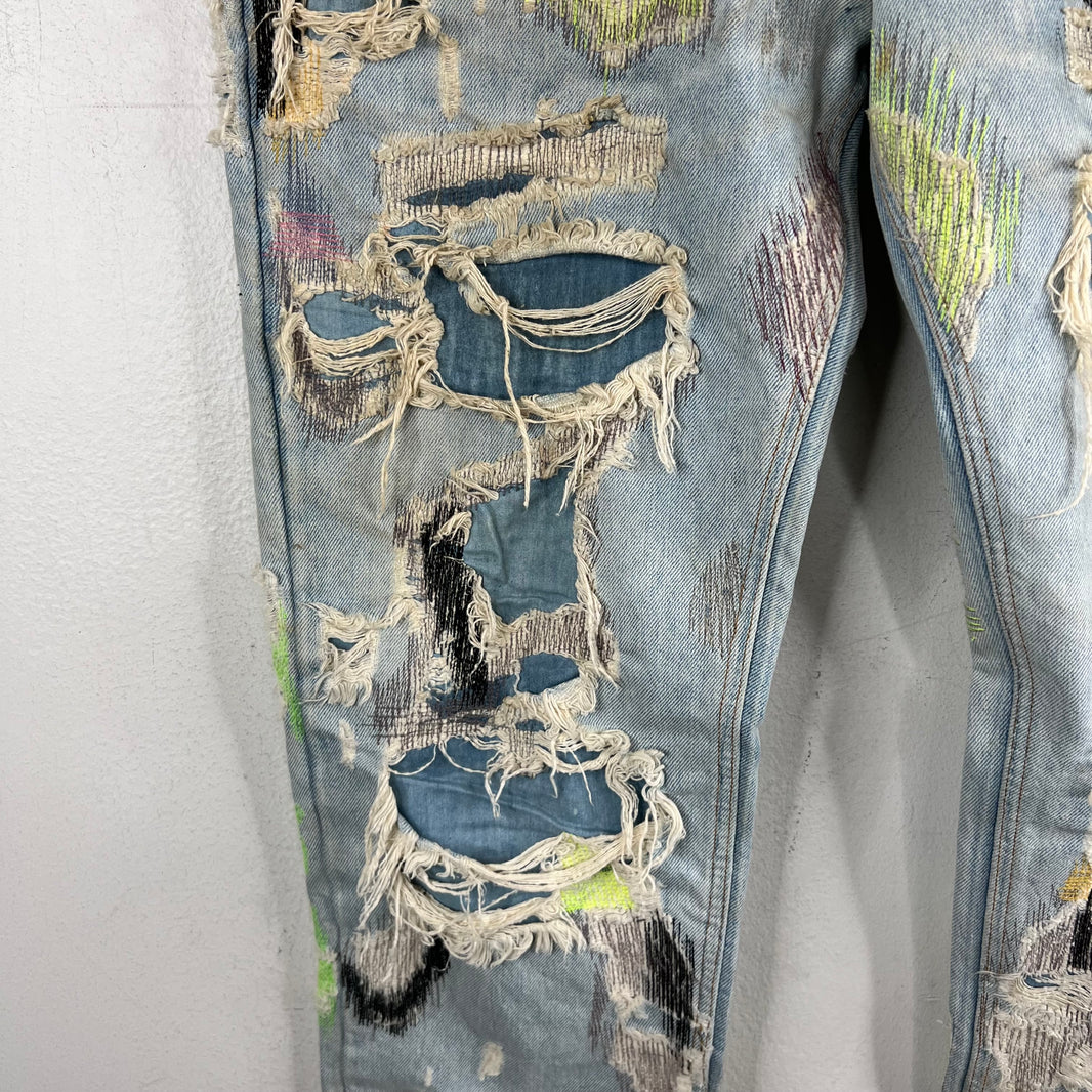 Endless Denim OG Embroidered Boro Jeans