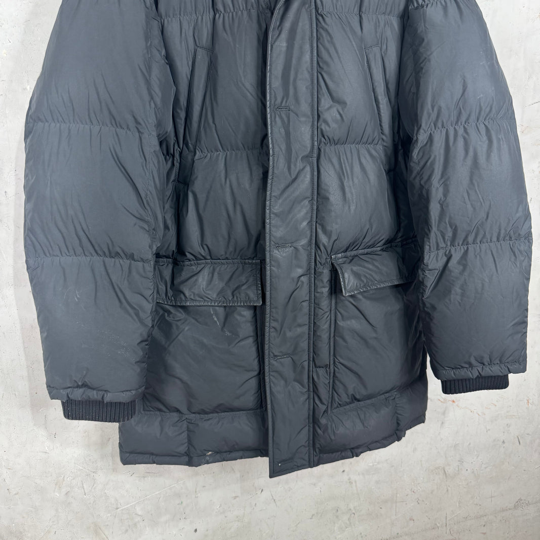 Prada Long Padded Nylon Jacket