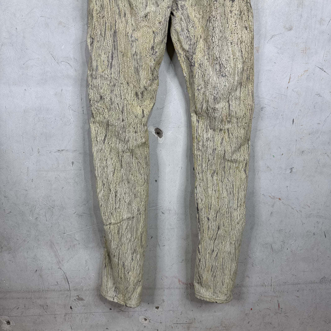 Rick Owens Painted Banana Bolan Jeans
