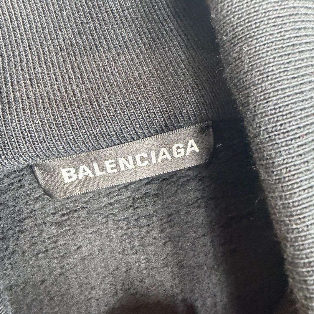 Balenciaga Spring Collection Hybrid Quarter Zip Sweater