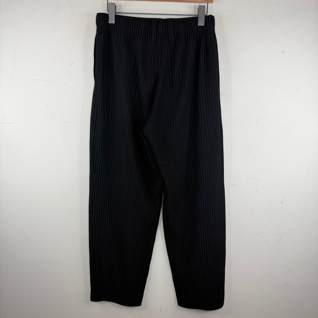 Issey Miyake Black Pleated Pants