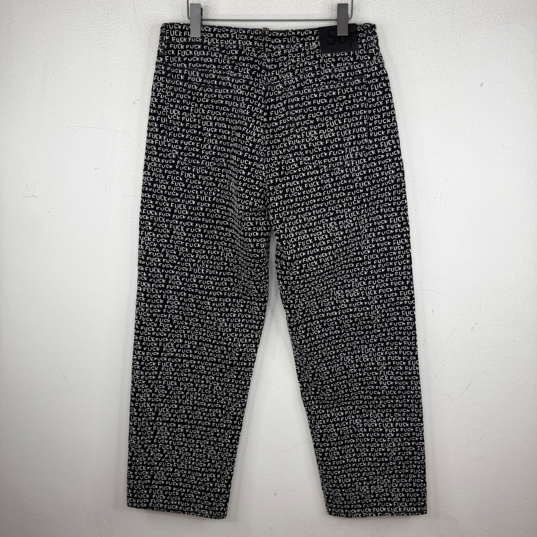 Supreme AOP Stitched F*ck Jeans