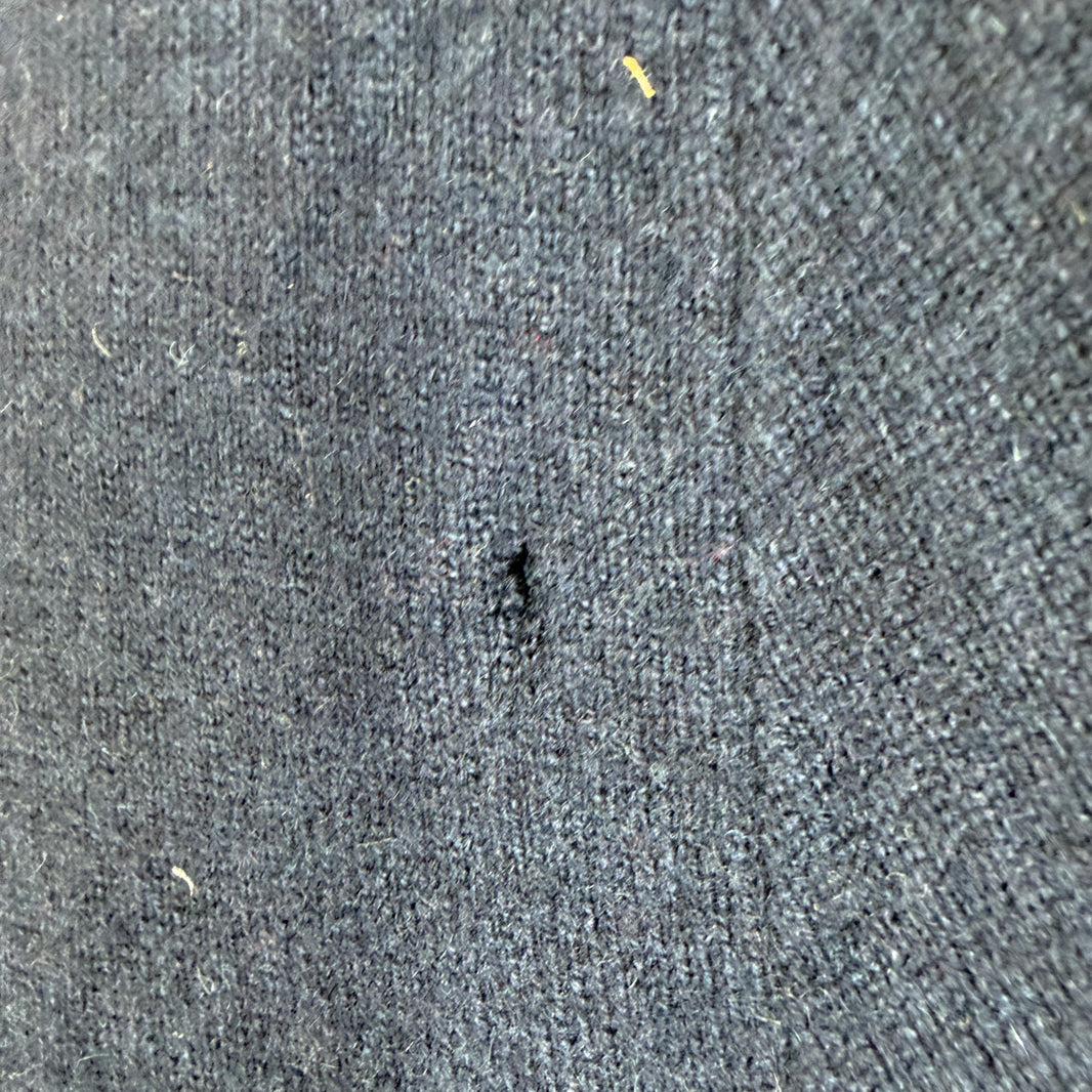 RRL Navy V-Neck Cashmere Sweater