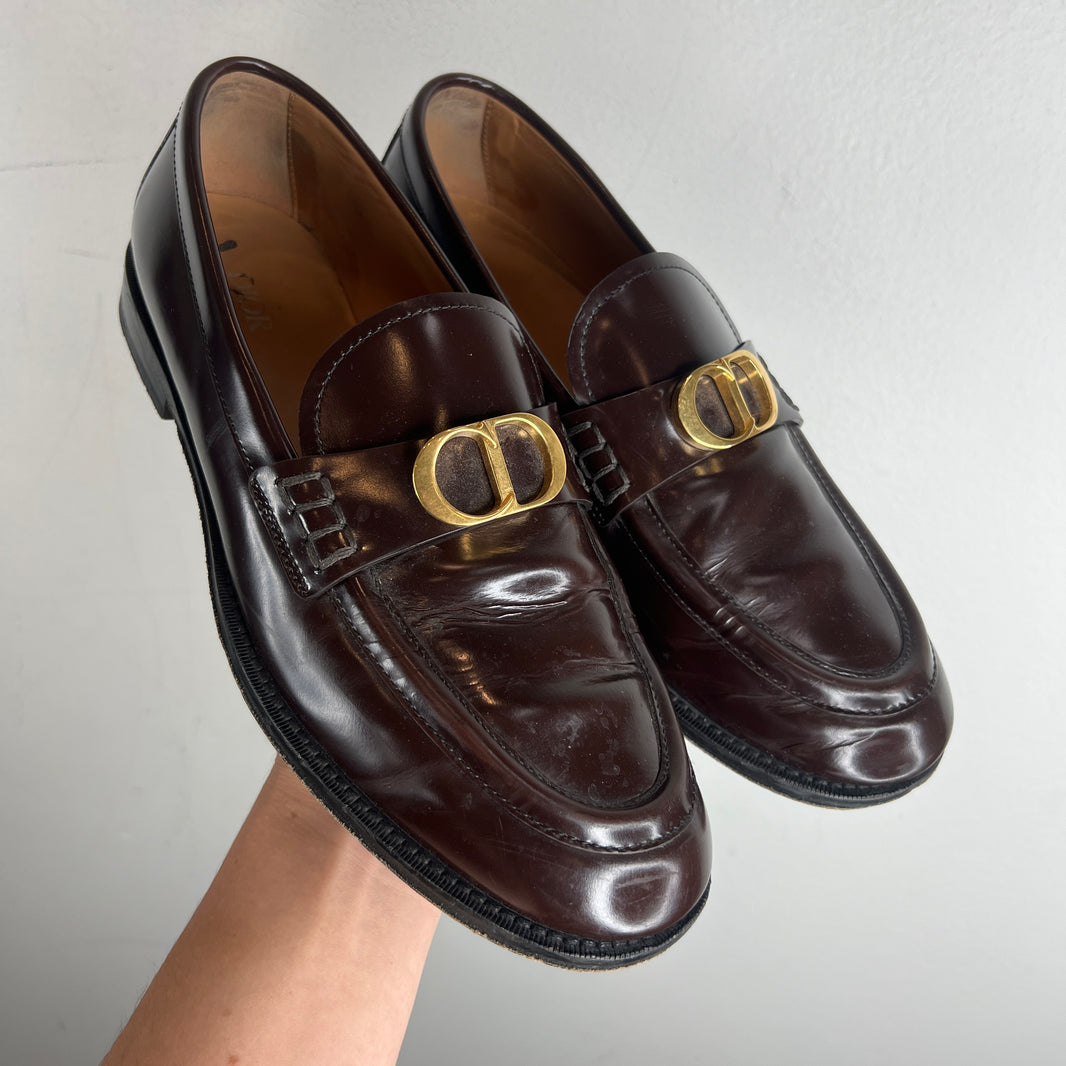 Christian Dior Brown CD Loafer