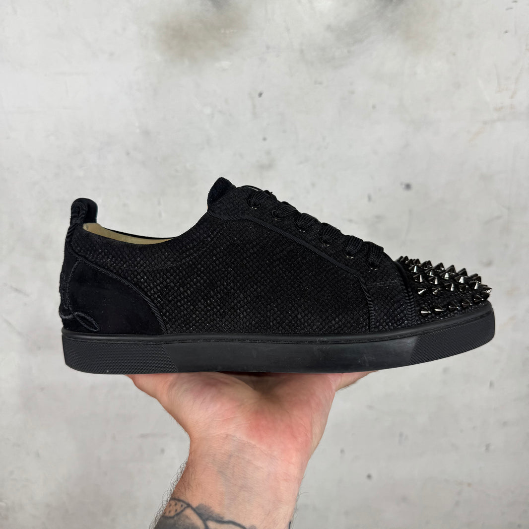 Christian Louboutin Studded Glitter Junior Sneakers