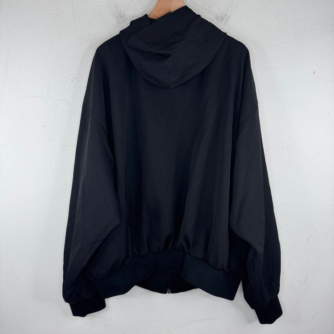Balenciaga Wool Zip-Up Hoodie