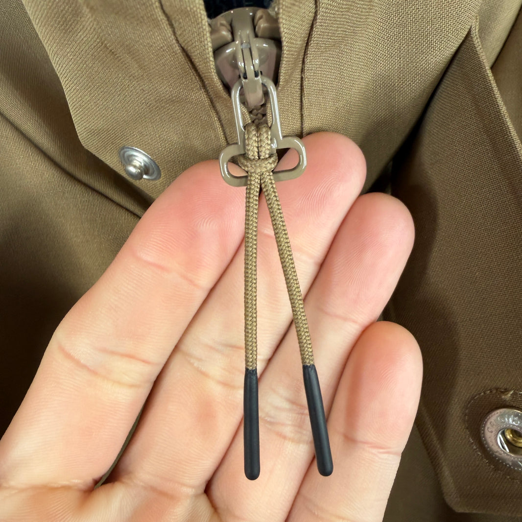 Lacoste Brown Runway Windbreaker Jacket