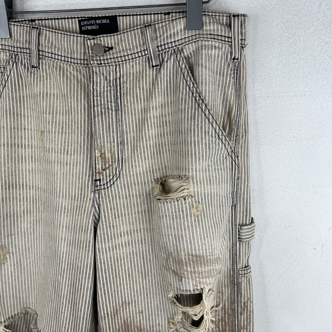 ERD Shuji Hickory Distressed Carpenter Pants