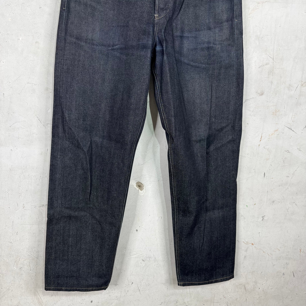 Jil Sander Button Fly Raw Denim Jeans