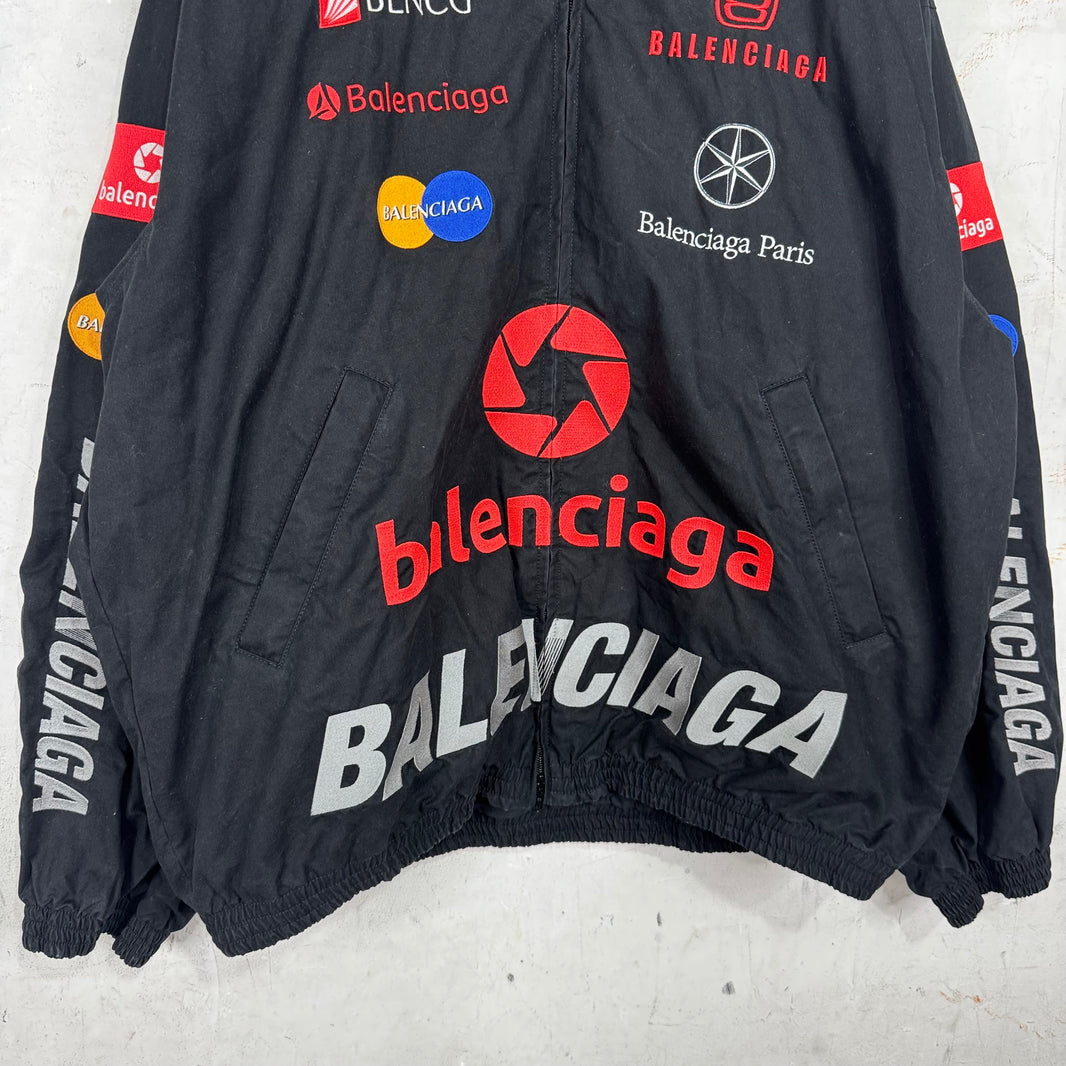 Balenciaga Multi Logo Track Jacket