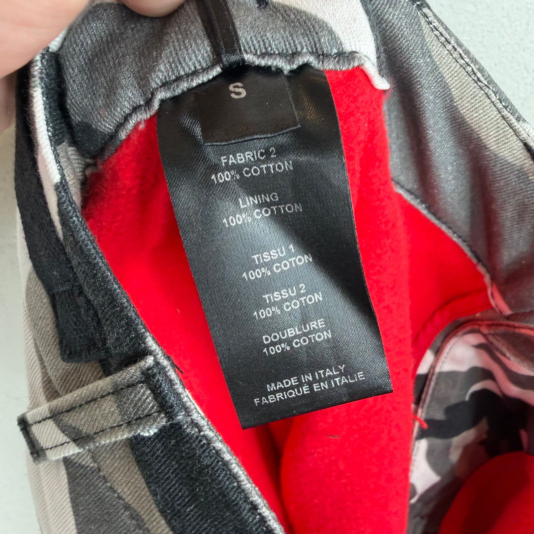 Vetements 2019 Red/Camo Runway Hybrid Sweatpants