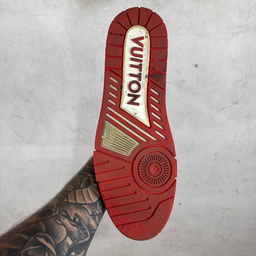 Louis Vuitton Red #54 Mid Trainers