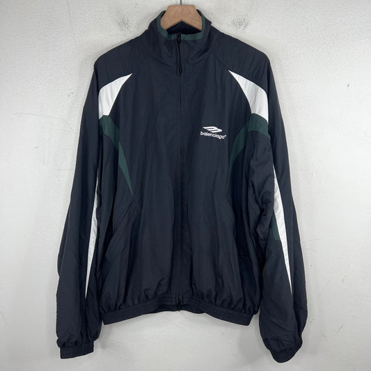 Balenciaga Black/Olive 3B Track Jacket