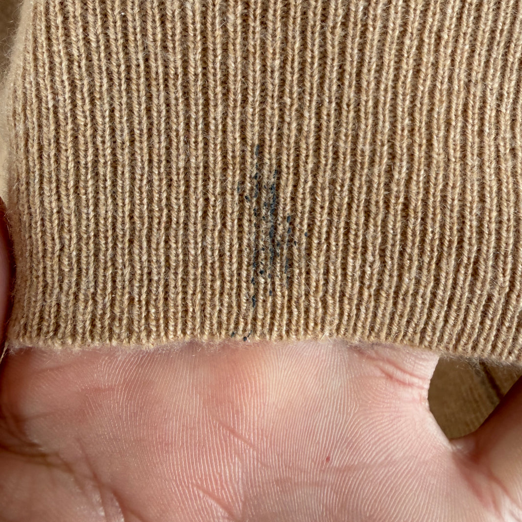 Ghiaia Beige Cashmere Turtleneck Sweater
