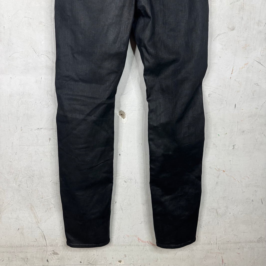 DRKSHDW Waxed Bolan Banana Jeans