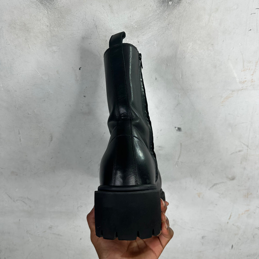 Balenciaga Leather Stomper Boots