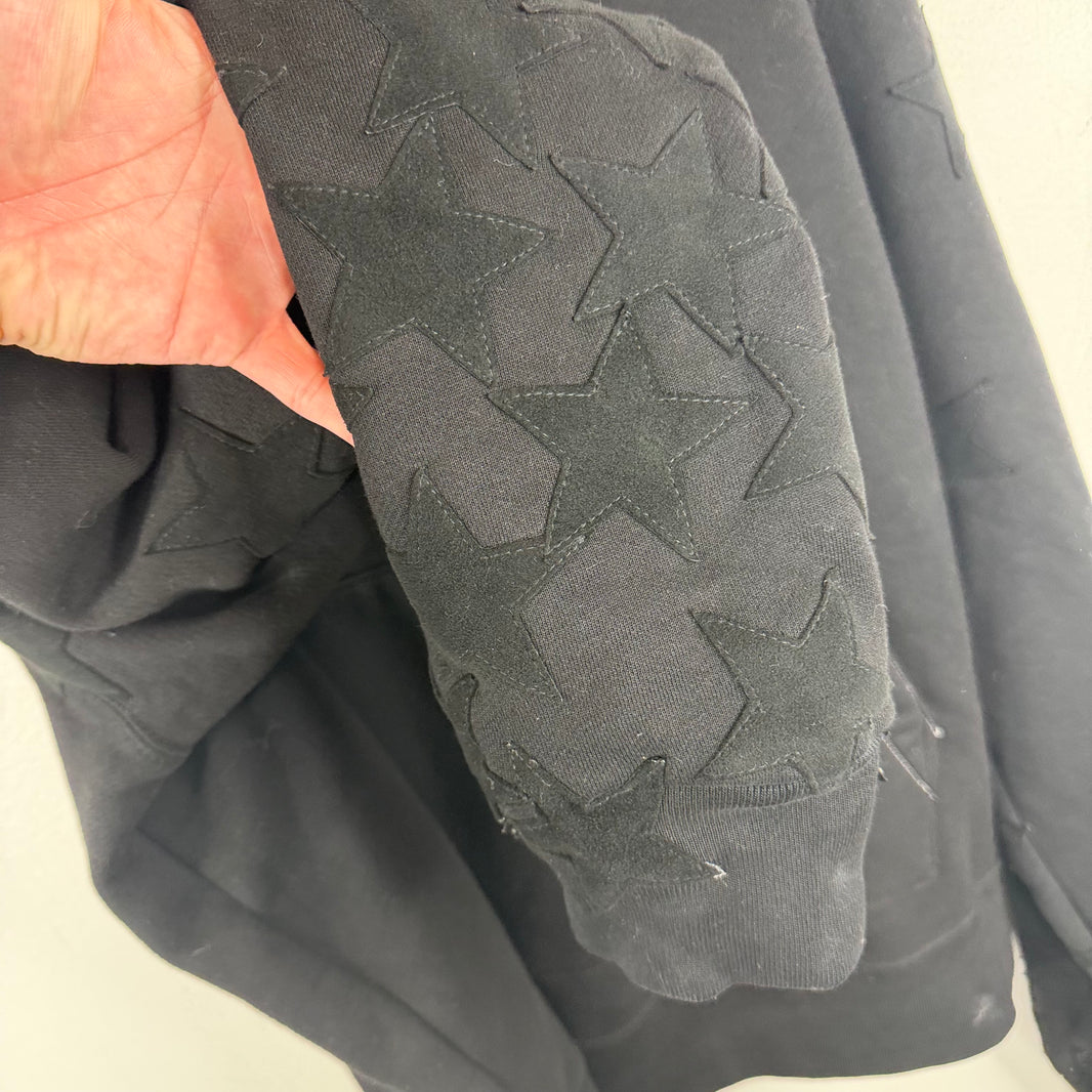 Amiri Sample Suede Star Patch Hoodie
