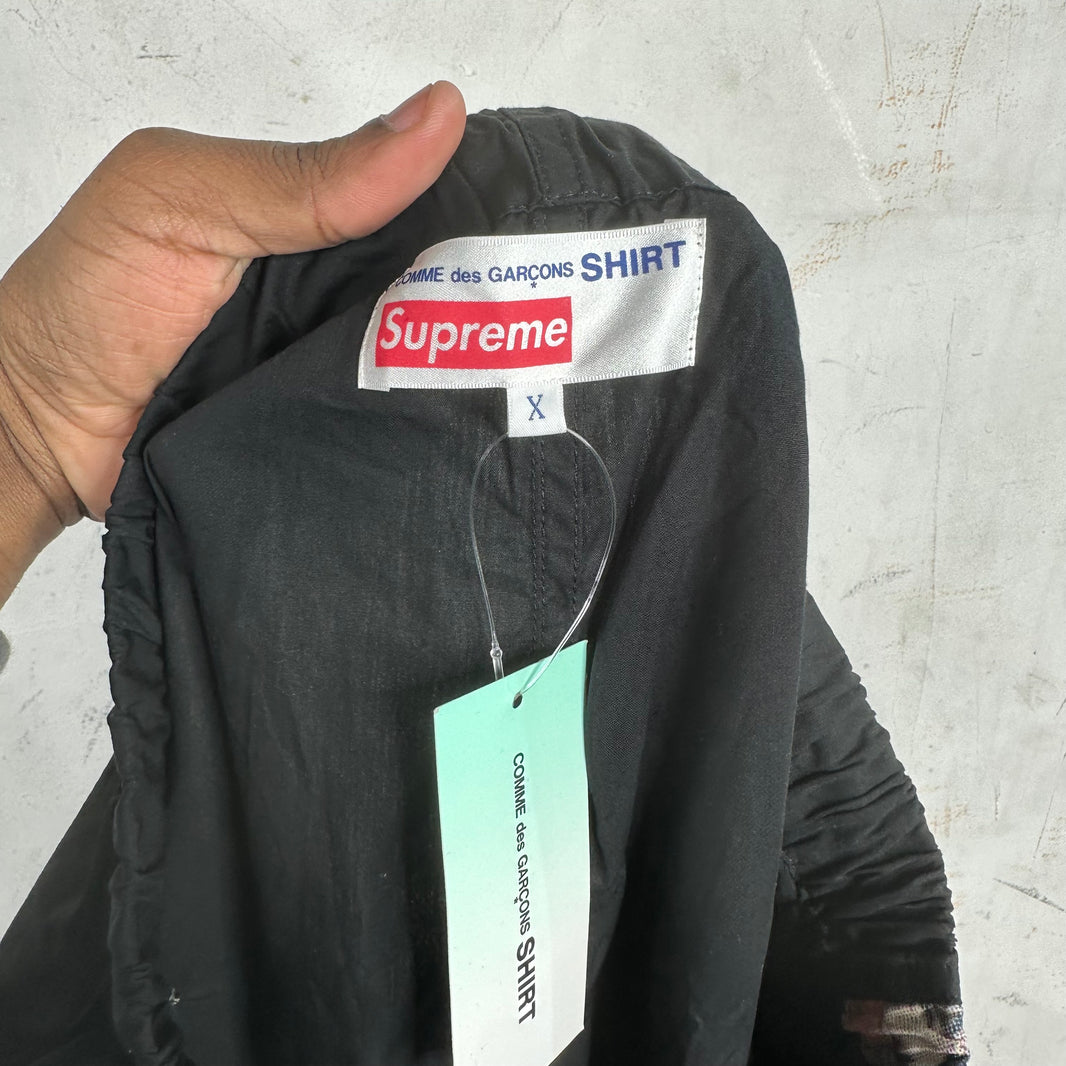 Supreme X CDG Mixed Media Sweatpants