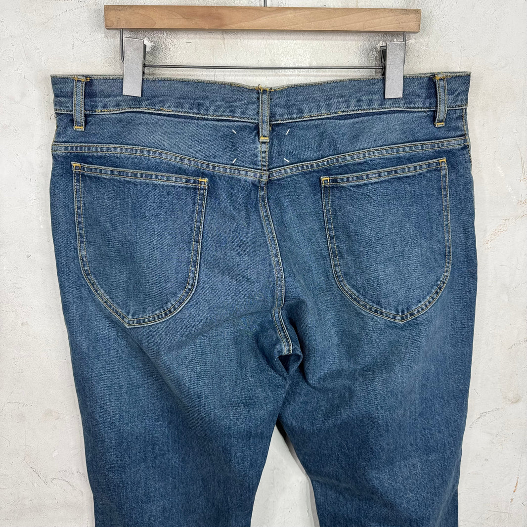 Margiela Medium Wash Flared Jeans