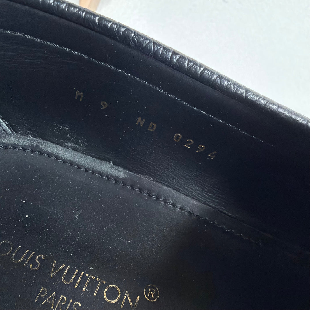 Louis Vuitton Tumbled Leather Loafers