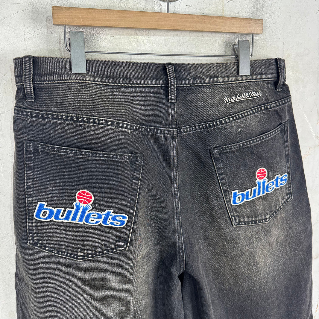 Supreme x Mitchell & Ness Bullets Denim Shorts