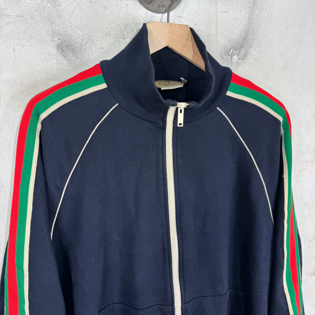 Gucci Uniformes Striped Shoulder Track Jacket