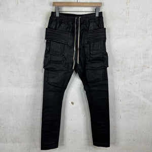 DRKSHDW Waxed Creatch Cargos