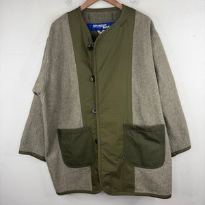 Junya Watanabe Olive Wool/Nylon Mandarin Chore Jacket