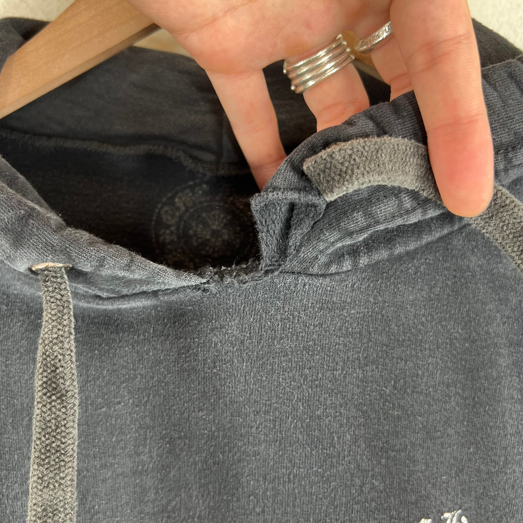 Chrome Hearts Smoked Vertical Logo Hoodie