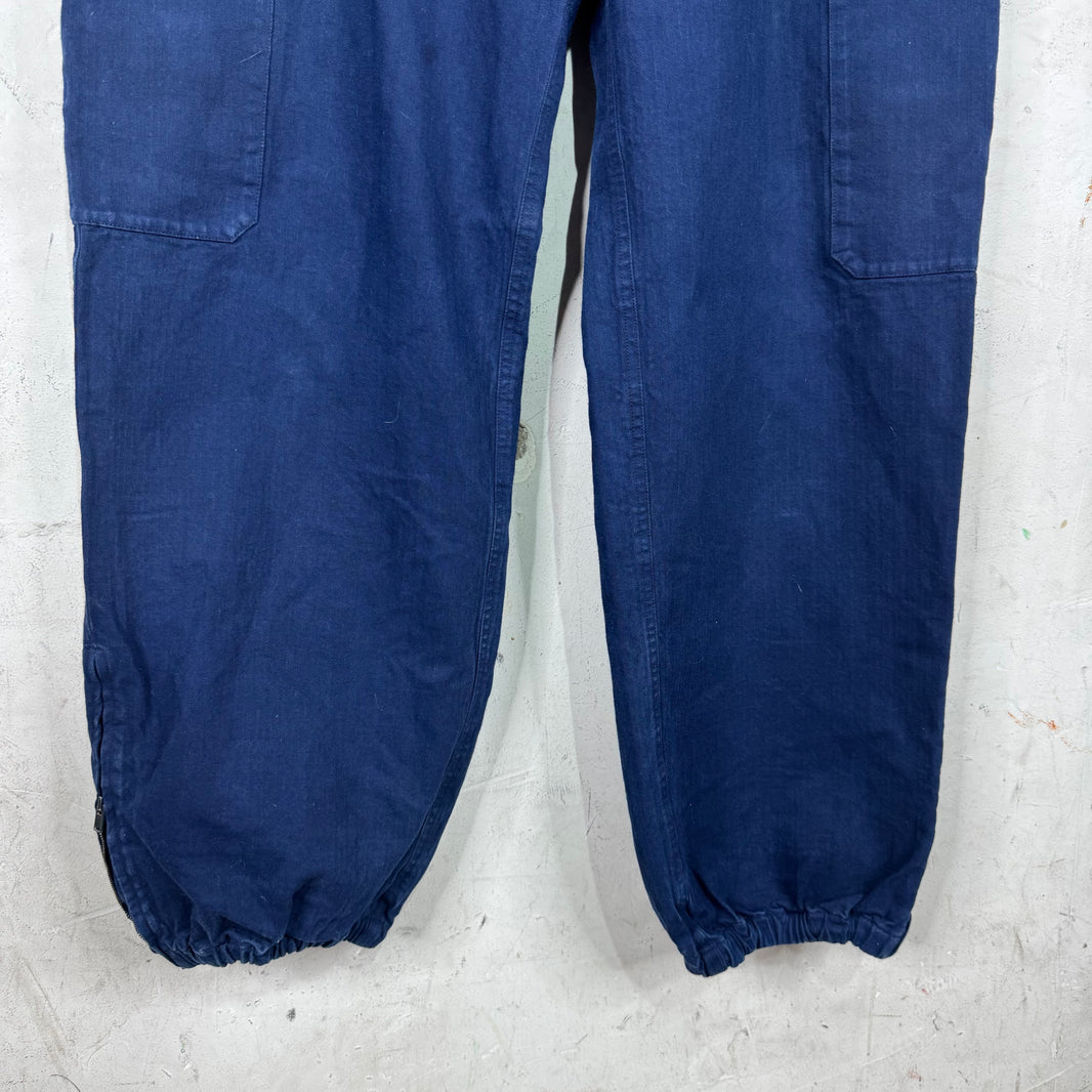 Gucci Navy Canvas Cargo Pants