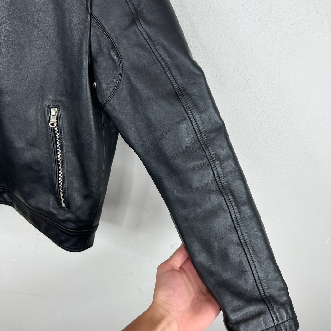 Stussy Cafe Racer Leather Jacket