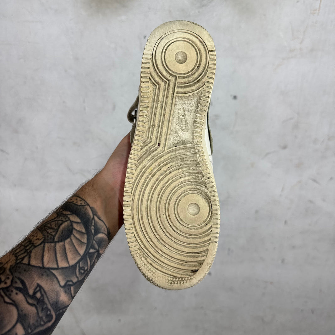 Nike x CDG White Leather AF1's