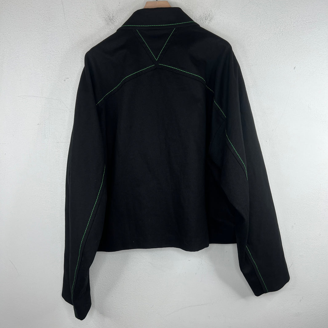 Bottega Veneta Black Contrast Stitch Jacket