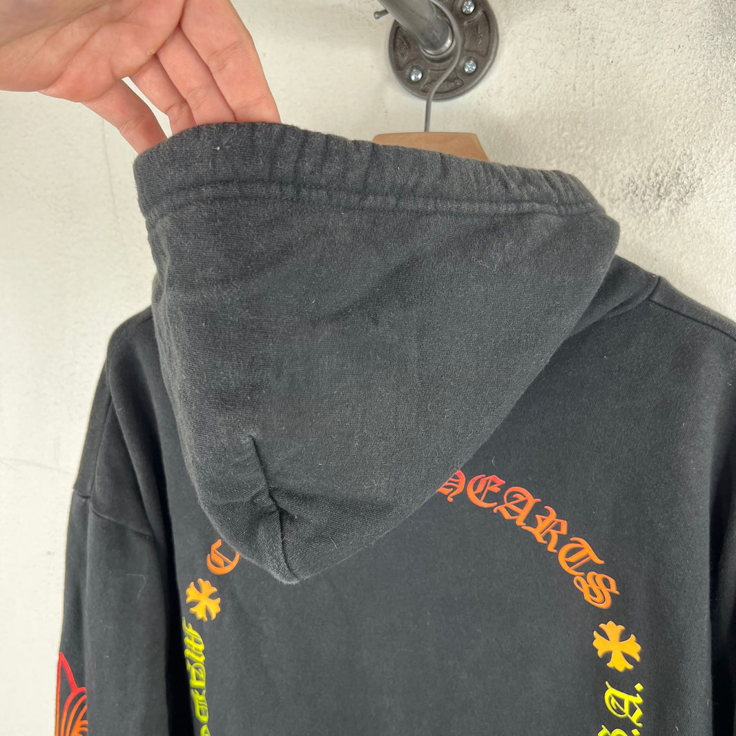 Chrome Hearts Gradient Circle/Fleur Hoodie