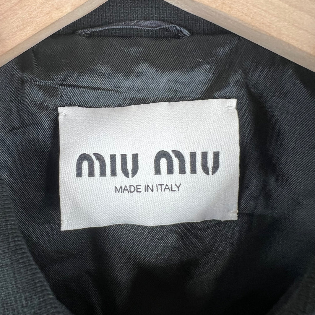 Miu Miu Cropped Track Jacket