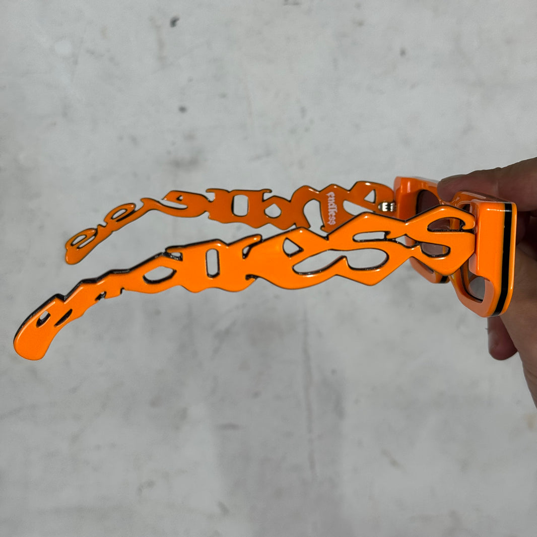 Endless Denim Orange Logo Sunglasses
