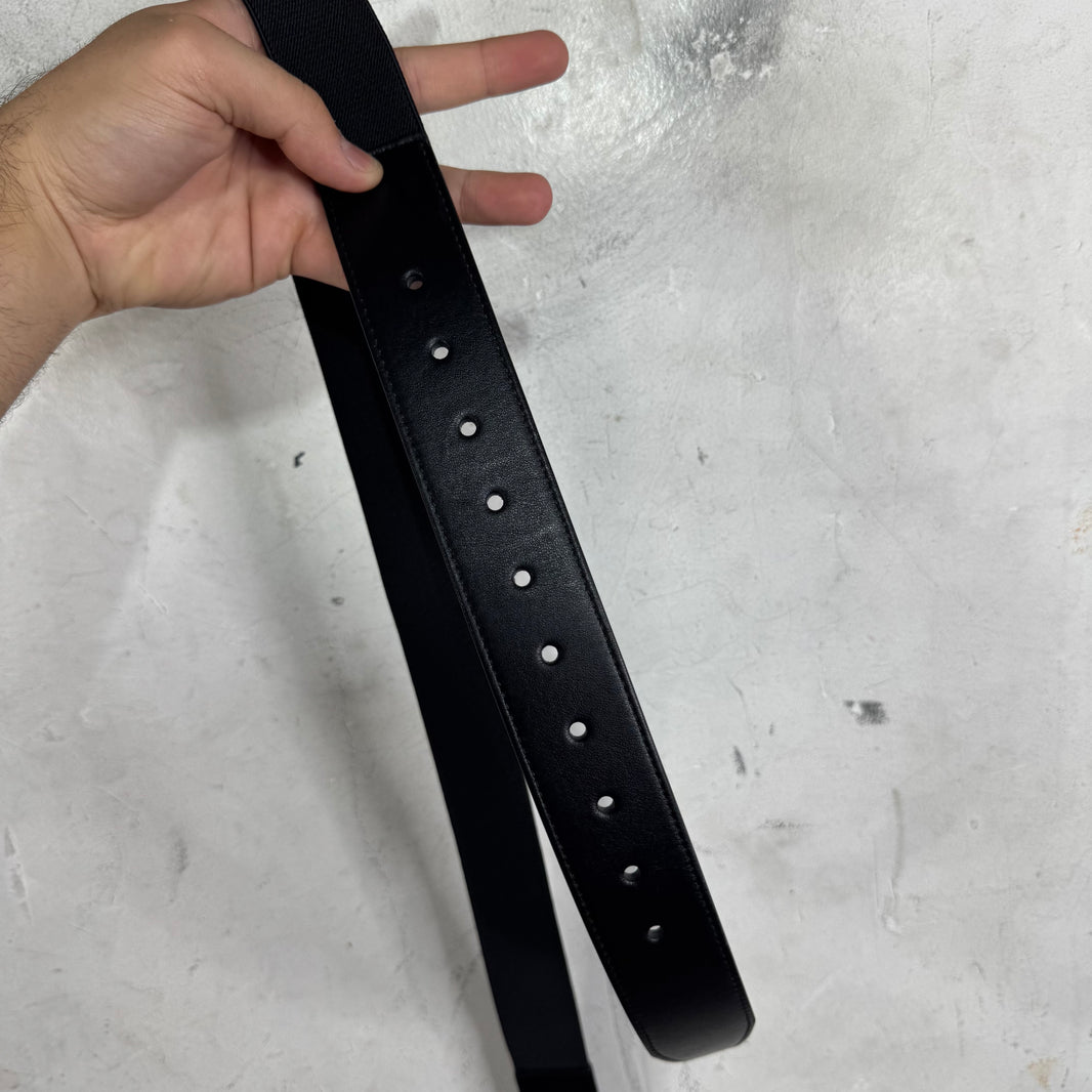 Balenciaga Elastic/Leather Belt