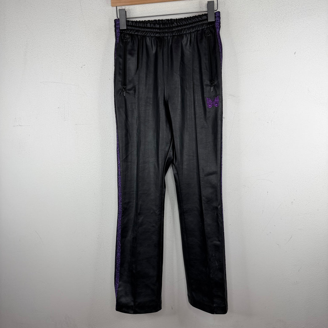 Needles Faux Leather Track Pants