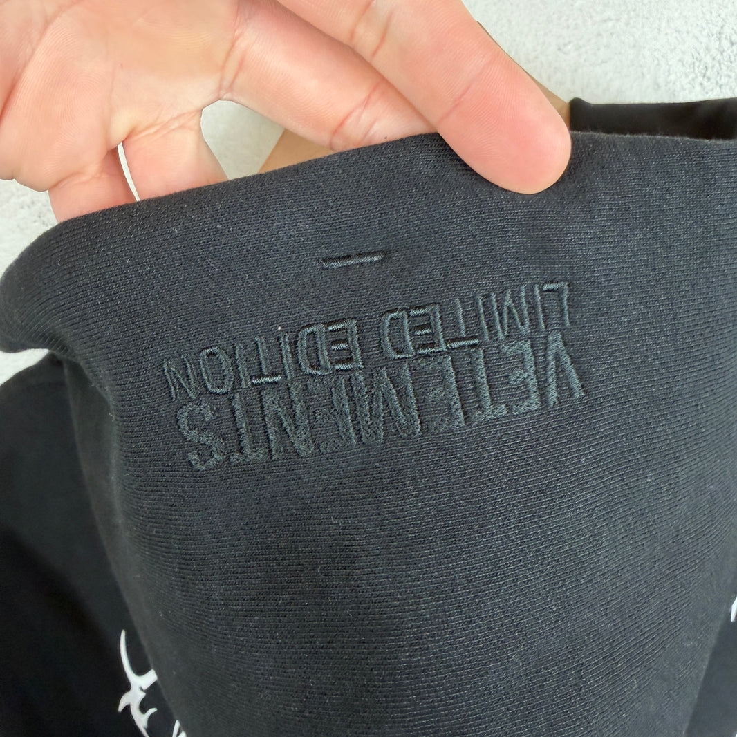 Vetements Pret A Porter Gothic Hoodie