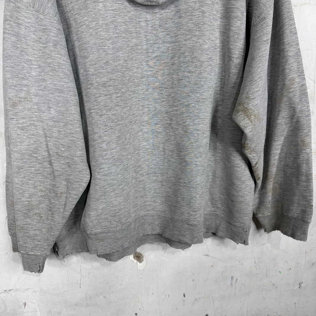 Vintage Grey A&F Smoked Hoodie