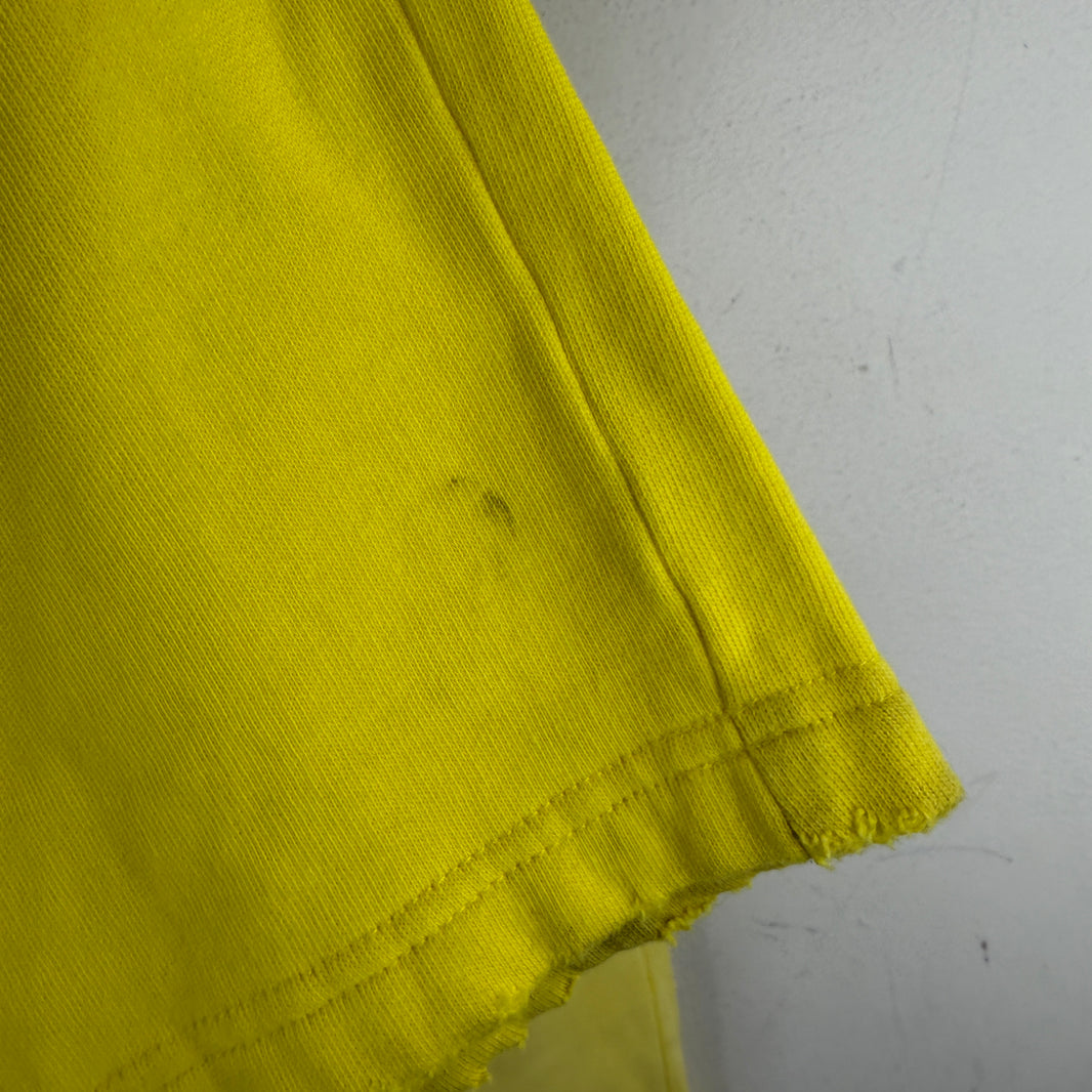 Balenciaga Sample Sporty B Distressed Yellow Sweatpants