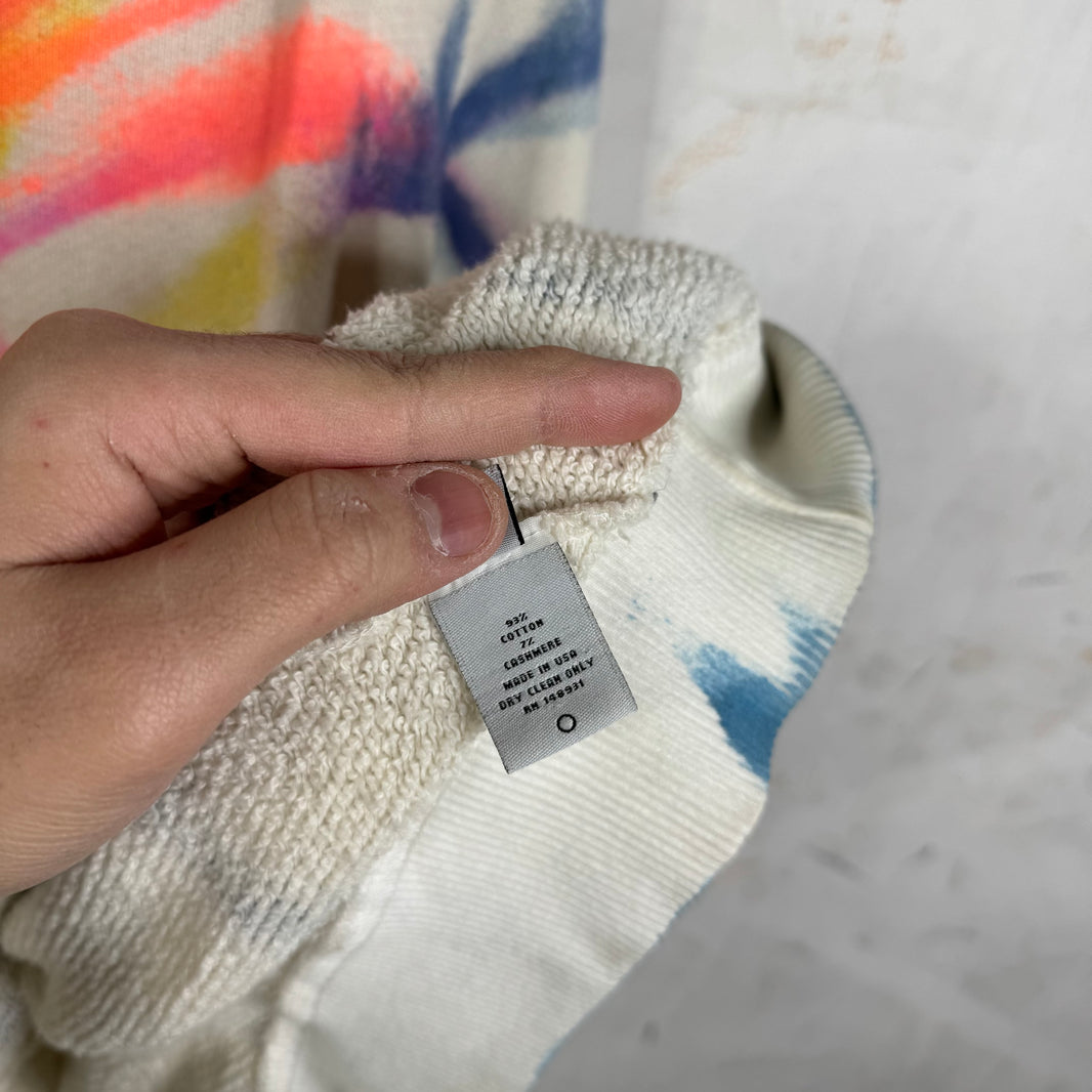 Elder Statesman Cashmere Blended Dyed Crewneck