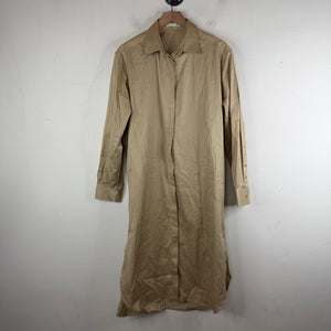 The Row Beige Long Shirt